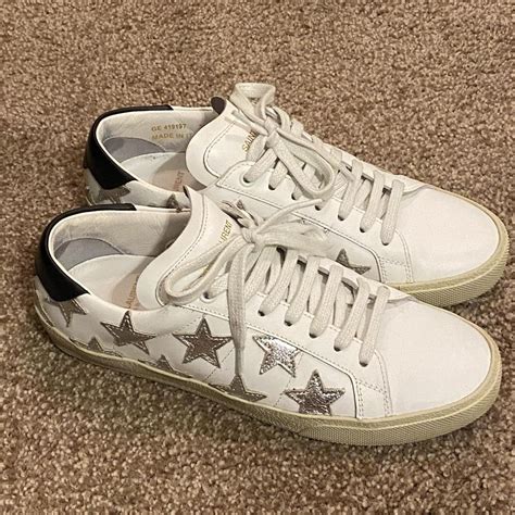 ysl star sneakers replica|are ysl shoes real.